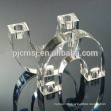 U Shape Glass Candlestick Crystal Centerpiece For Wedding Favors